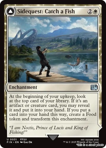 Magic Sidequest: Catch a Fish Foil 31 NM FINAL FANTASY FIN | eBay