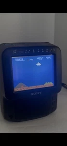 "Sintonizador Sony Color Watchman TV-AM/FM FDT-5BX5: televisión CRT de 5"" - con adaptador de CA"  - Imagen 1 de 15