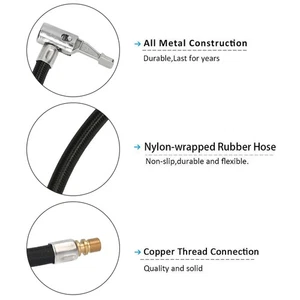 Bike Motorcycle Car Tire Air Inflator Hose Inflatable Tube Hose Tire Valve TUCJ - Picture 1 of 6