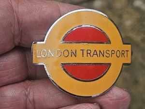 Vintage Enamelled London Transport Cap Badge - Picture 1 of 2