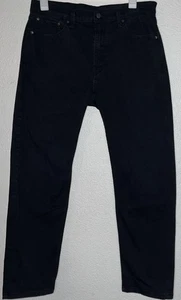 Levis 505 Straight Leg Jeans Men Sz W36xL32 Black - Picture 1 of 10