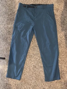 Mens GERRY Mood Blue VENTURE PANT STRETCH COMFORT WAISTBAND PANTS 38x29 NWT - Picture 1 of 7