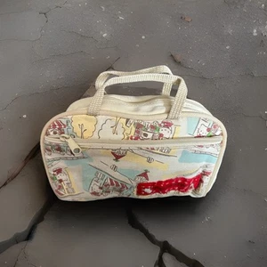 Sanrio Smiles piccola borsa trucco Hello Kitty negozio di fiori vintage - Foto 1 di 4