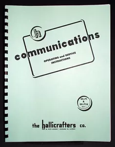 Hallicrafters SX-71 SX-71U Operating and Servicing Manual - Picture 1 of 1
