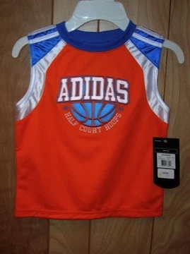 BOY'S ADIDAS SLEEVELESS SHIRT-SIZE: 4** - Image 1 of 4