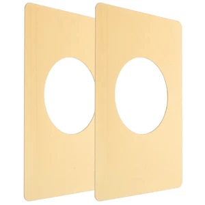 2 pcs Door Repair Board Deadbolt Covers Plate Stainless Steel Door Knob Plates - Picture 1 of 12