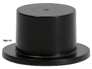 Lego 3878 Top Hat Black Haut-de-forme Noir City Ninjago Friends Heroes New A106 - Bild 1 von 1