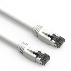 2Ft CAT8 S/FTP Ethernet Network Cable White 24AWG - Picture 1 of 1