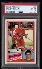 1984 o-pee-chee #67 Steve Yzerman Rookie Card PSA 8