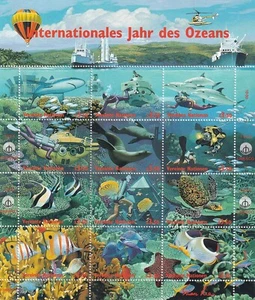 United Nations Vienna 1998 Yvert 271/82 Marine Fauna MNH VF - Imagen 1 de 1