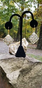 Repurposed Vintage Schmuck Ohrringe - Bild 1 von 6
