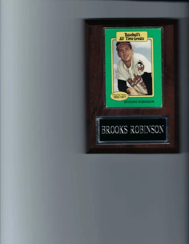 BROOKS ROBINSON PLAQUE BASEBALL BALTIMORE ORIOLES O's MLB  C Cover