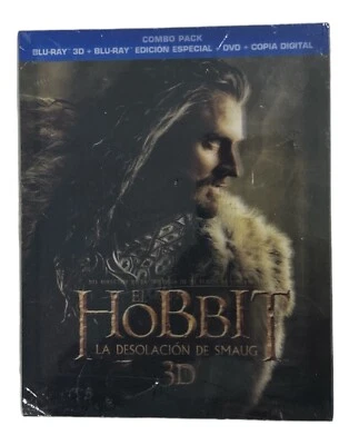 The Hobbit, The Desolation of Smaug (Blu Ray + 3D Region B) Import In Spanish ￼ - Image 1 of 2