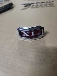 1969 1970 Ford Galaxie NOS header panel Emblem Badge Chrome Trim Molding Script - Picture 1 of 2