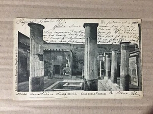 00015 Cartolina Pompei (NA) Casa delle Vestali 1905 - Bild 1 von 2