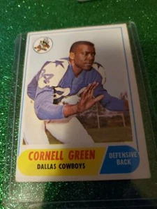 1968 Topps Cornell Green #216 Dallas Cowboys Great DB - Picture 1 of 2