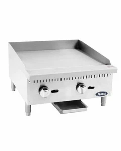 ATOSA ATMG-24 Commercial Griddle Heavy Duty Manual Flat Top Griddle 60,000 BTU - Picture 1 of 5