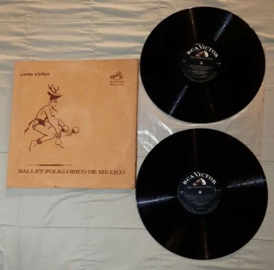 Ballet Folklorico De Mexico Mexico import 2 LP set RCA Victor DG orig MKLAS 30 - Image 1 of 4