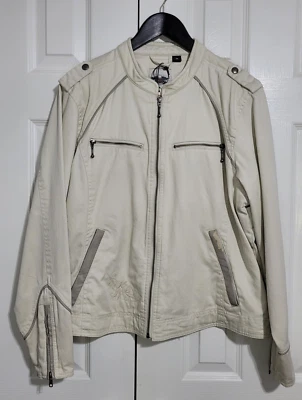 Chaqueta Harley Davidson bordada para mujer talla grande 1X Foto 1 de 4