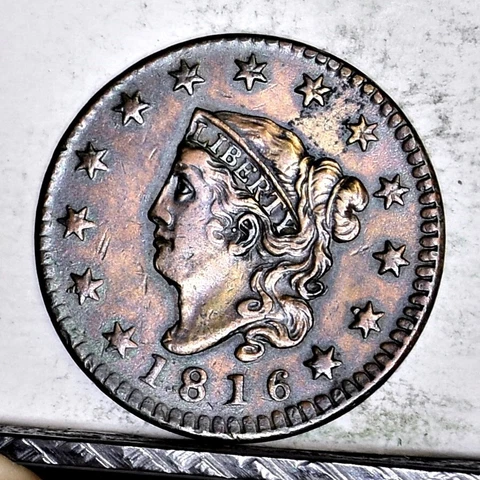 Large Cent - 1816 AU Details (#46144) Cover