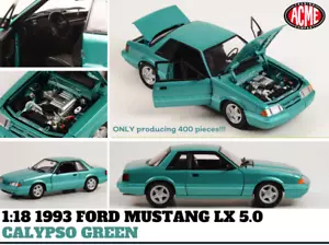 Ford Mustang lx 5,0 1993 1/18 (IWR) ""último"" - ACME EXCLUSIVO - Imagen 1 de 6