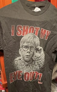 Christmas Story I Shot My Eye Out Medium T-Shirt - Picture 1 of 4