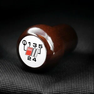 AUDI 5 SPEED WOOD SHIFT KNOB C4 TYP 4A 100 S4 UR-S4 PLUS S6 PLUS Ur-S6 C4 TYP 4A - Picture 1 of 4