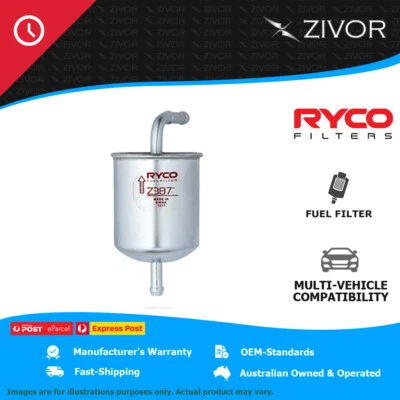 RYCO Fuel Filter In-Line For NISSAN SKYLINE R33 (GREY IMPORT) 2.6L RB26DETT Z387 - image 1 of 4