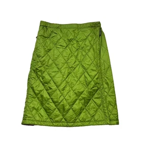 Montbell Thermawrap Gonna Isolata Reversibile Verde Arancione Donna Avvolgente Escursionismo - Foto 1 di 9