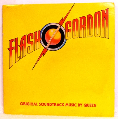 Queen - Flash Gordon OST - 1980 Elektra 5E-518 Rock Vinyl LP Record Album - Image 1 of 4