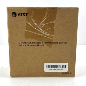 AT&T GL2113-31 3 Auriculares Teléfono Inalámbrico Bluetooth Bloqueador Inteligente de Llamadas Responder - Imagen 1 de 4