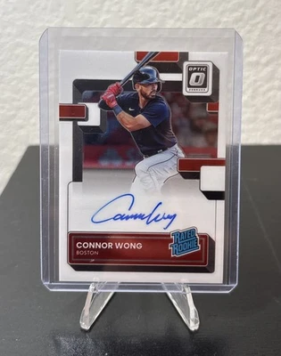 2022 Donruss Optic #RRS-WO Connor Wong Rated Rookie Signatures Auto - Image 1 of 2