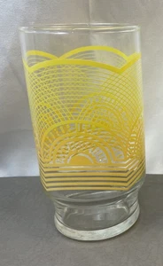 Vintage Mid Century Sunburst Drinking Glass - Picture 1 of 3