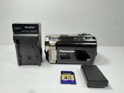 Panasonic SDR-S50 Camcorder 78X Zoom Battery W/ Charger Video Camera - Image 1 of 4