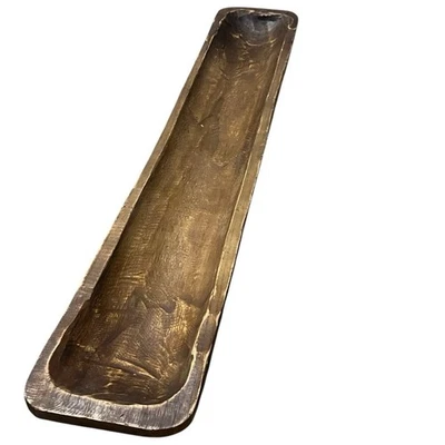 Decoração de tigela de massa de madeira baguete 36 polegadas madeira marrom fazenda rústica Cottagecore - Imagem 1 de 4