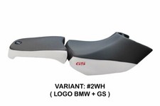 Bmw R 1200 Gs Adventure 2006-2012 Tappezzeria Italia Seat Cover White 341