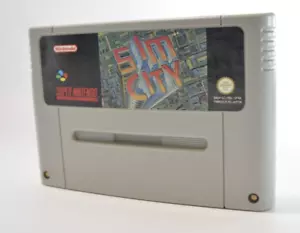 Sim City Super Nintendo Snes PAL fah original save ok French (Europe Game ) - Picture 1 of 7