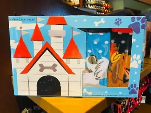 Disney Parks Dog Lover I Love Dogs Crew Calzini Set di 4 Scavati, Max e Stella! - Foto 1 di 3