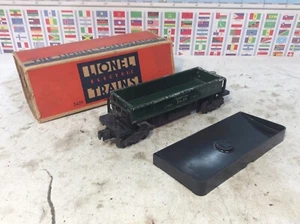 Lionel 3459 green Dump Car w Original Box O Gauge Set plus Bin - Picture 1 of 16