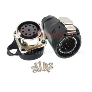 10Pin Waterproof Electrical Power Connector,XHE28 IP67 RV Solar Charger Plug 25A - Picture 1 of 8