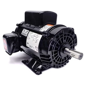 D5C2K Nidec 5HP Air Compressor Electric Motor 1800RPM 184T 230VAC 1-Phase, CB24 - Picture 1 of 7