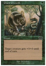Magic the Gathering MTG Giant Growth (233) Sixth Edition   NM