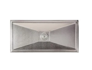 GAF Master Flow 16 pulgadas x 8 in. Cubierta de ventilación de base de aluminio (paquete de 12) - Imagen 1 de 3