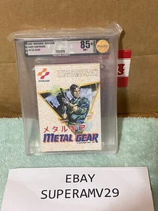 Metal Gear NINTENDO Famicom JPN RELEASE 1987 VGA GRADED 85+ ARCHIVAL CASE - Picture 1 of 24