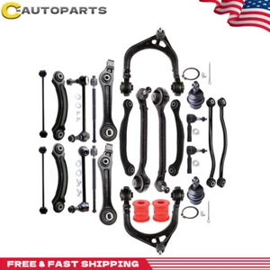 24pc For 2005 - 2010 Chrysler 300 Front Upper & Lower Control Arm Suspension Kit - Picture 1 of 11