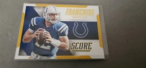 2015 SCORE FOOTBALL ANDREW LUCK FRANCHISE GOLD PARALLEL CARD #15 - Picture 1 of 2