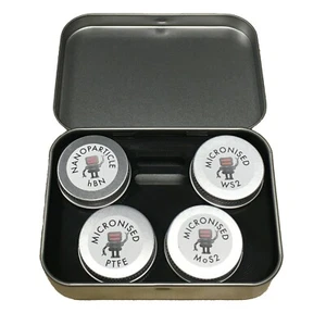 10ml x 4 types of advanced powder lubricant WS2, Mos2, hB-N, PTFE - Picture 1 of 11
