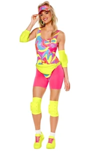 Barbie Movie Skating Adult Barbie Costume Official Halloween Large 12-14 Size - Picture 1 of 4