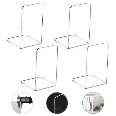 Buchstütze Acryl Transparente Buchstützen mit Rutschfester Auflage für Bücher... - Bild 1 von 4