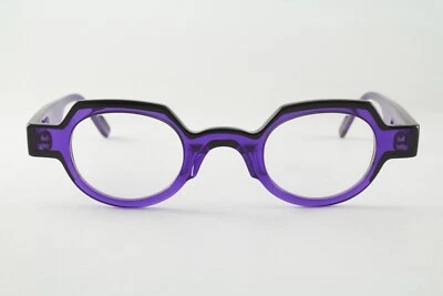 Authentic Anne et Valentin VIVA 1035 39mm Translucent Purple Black Frames France - Image 1 of 4